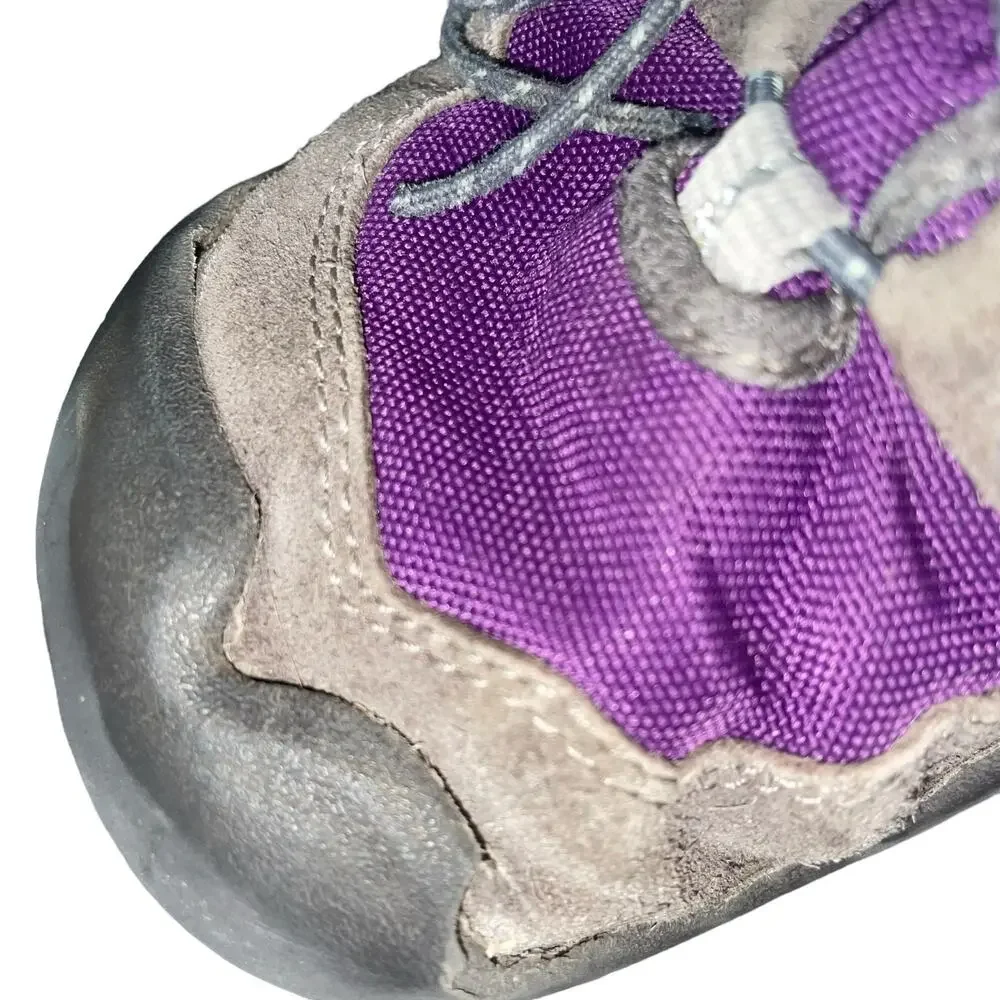 Keen Knotch Chukka Boots Toddler 1 Purple Gray Washable Lightweight Kids Sneaker